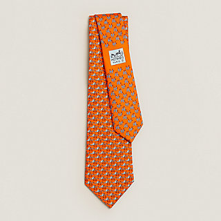 Taille-Crayon Twillbi tie - Orange | Hermès Saudi Arabia